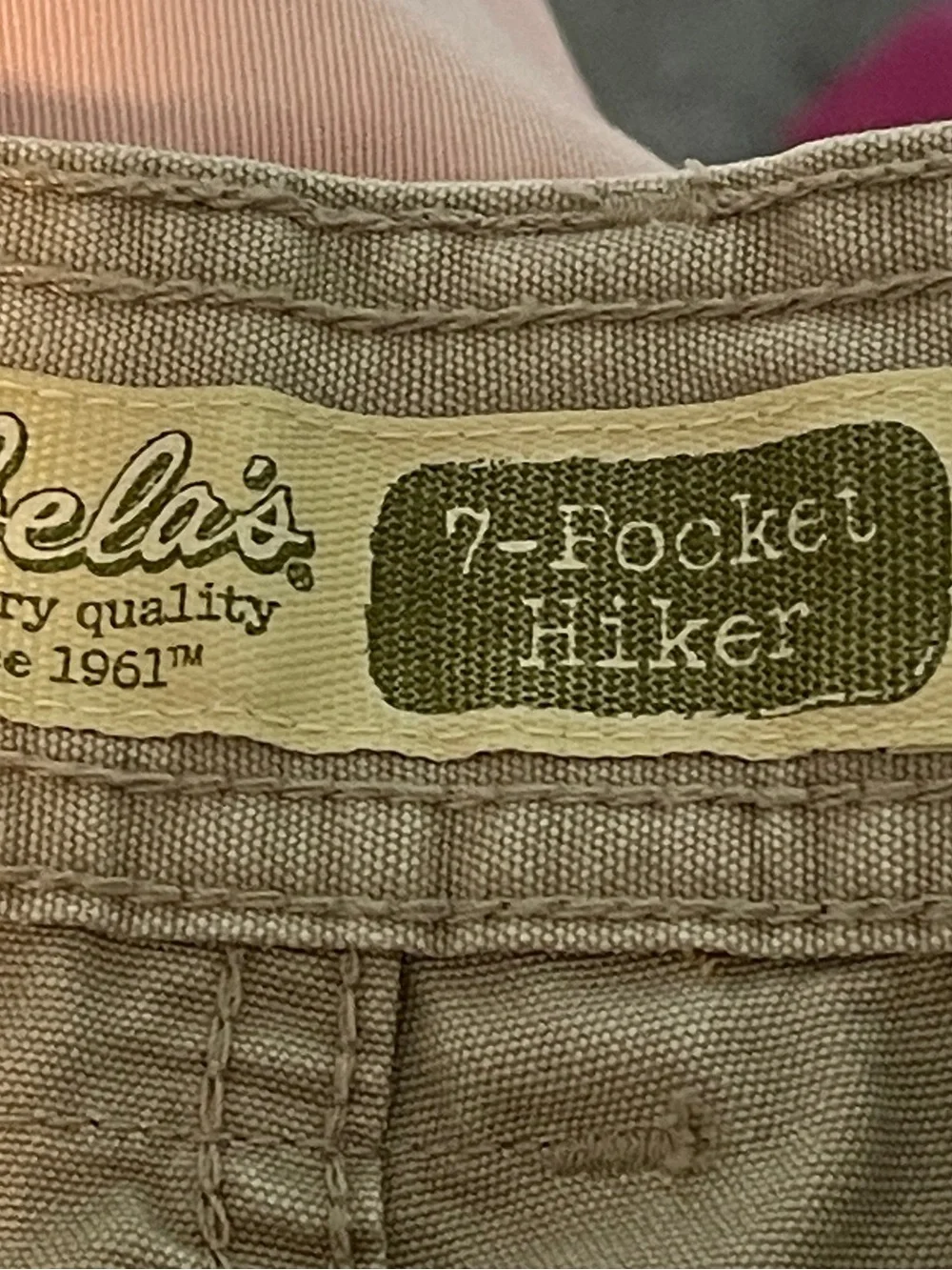 Cabela's Women's Tan 7 Pocket Hiker Cargo Shorts with Flap Pockets